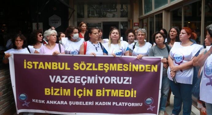 İstanbul Sözleşmesi eylemine saldırı: Kadınlar ve gazetecilere şiddet