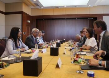 Sancar, Almanya Dışişleri Bakanı Baerbock görüştü