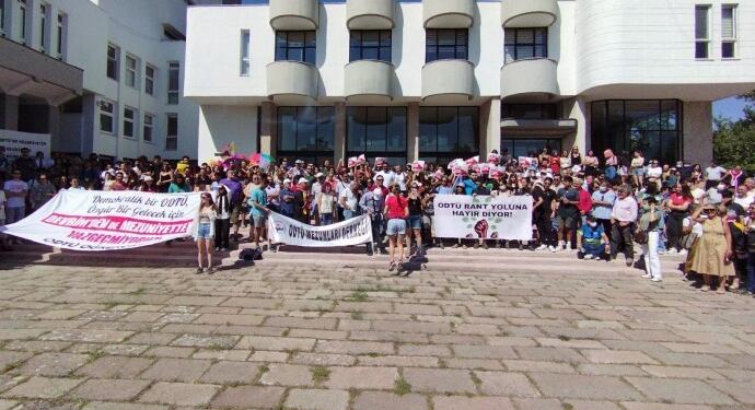 ‘Ne sermaye, ne rektör, ODTÜ bizimdir’