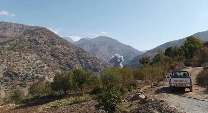 Zaxo’da köy kırsalı bombalandı: 50 koyun öldü