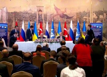 Tahıl koridoruna ilişkin antlaşma imzalandı