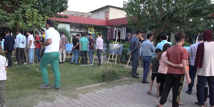 Çoman’da resim sergisi