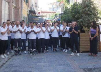 İşçiler taşeronluk sistemine son verilmesi için direniyor