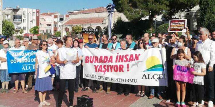 Aliağa’da asbestli gemi ve çevre sorunlarına karşı miting düzenlenecek