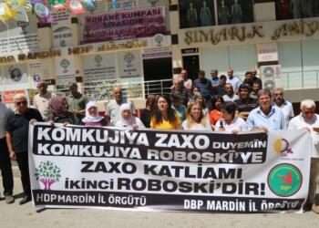 Mardin, Siirt ve Hatay’da protesto: Dün Roboski bugün Zaxo