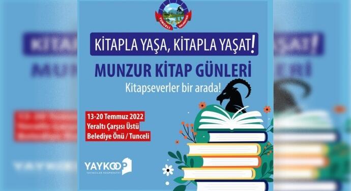 Munzur Kitap Günleri başlıyor