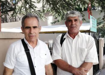 İranlı iki mülteci Ankara’da nöbet eylemi başlattı