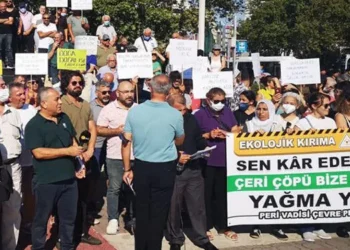 Maden ocağına karşı eylem: Derhal iptal edilmeli