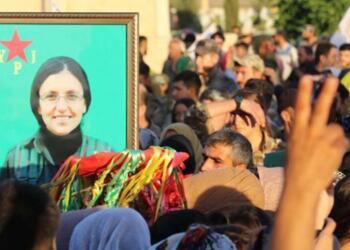 Selwa Yusuf, Ciwana Heso ve Ruha Beşar’i onbinlerce kişi uğurladı