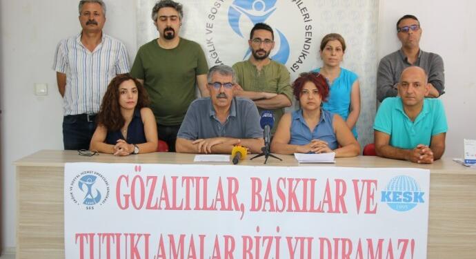 SES Eş Genel Başkanı Atabey’in tutuklanmasına Diyarbakır’dan tepki