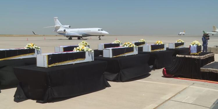 Hayatını kaybedenlerin cenazeleri Bağdat’a gönderildi