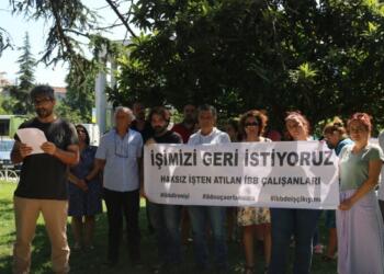 İBB’den ihraç edilen işçiler: Tüm işçiler adına direniyoruz