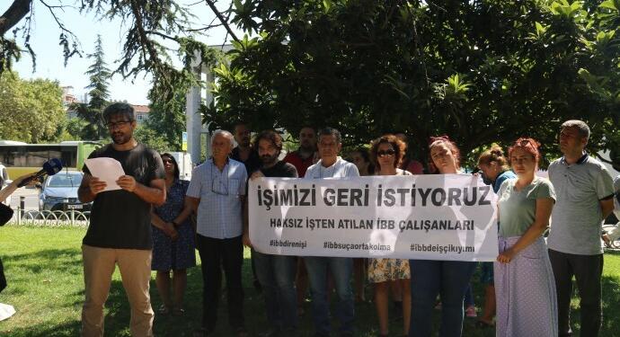 İBB’den ihraç edilen işçiler: Tüm işçiler adına direniyoruz