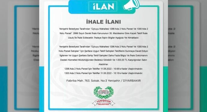 Yenişehir kayyumu taşınmazları satışa çıkardı