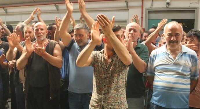 HALDER başkan yardımcısı grevdeki işçileri silahla tehdit etti