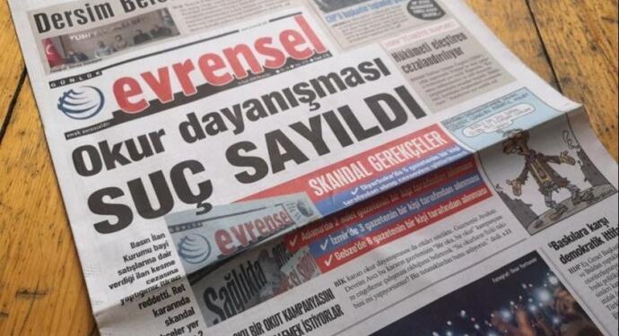 Basın İlan Kurumu Evrensel’in reklam yayımlama hakkını iptal etti