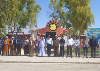 Şengal’de 3 dakikalığına yaşam durduruldu