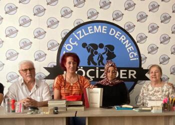 TİHV ve İHD’den, GÖÇİZDER’in nöbetine dayanışma ziyareti