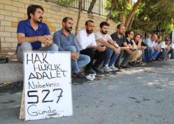 Şenyaşar ailesinin nöbetine TMMOB destek verdi