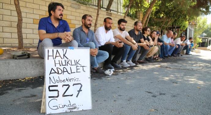 Şenyaşar ailesinin nöbetine TMMOB destek verdi