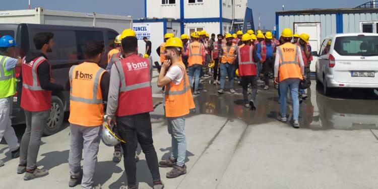 İstanbul Havalimanı’nda işçiler iş bıraktı