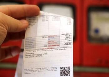 2021 yılında 243 milyon elektrik, 134 milyon doğalgaz faturası ödenemedi