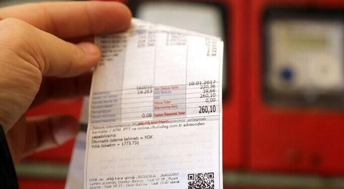 2021 yılında 243 milyon elektrik, 134 milyon doğalgaz faturası ödenemedi