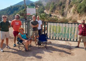 Kaçak Sinpaş projesine karşı nöbet devam ediyor