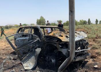 Ranya’da seyir halindeki araca SİHA saldırısı