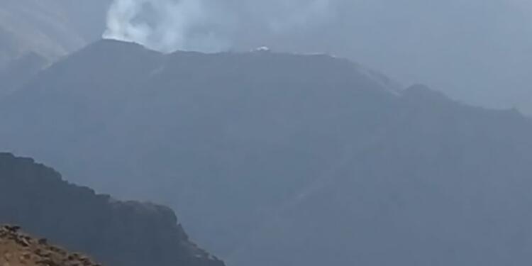 15 gün sonra sönen yangın operasyon sonrası tekrar başladı