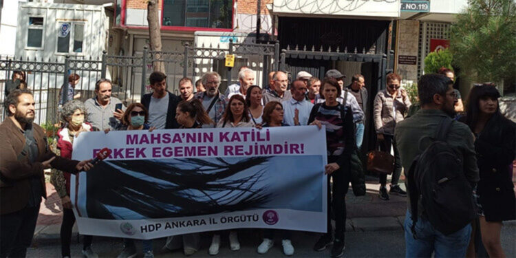 HDP’den Ankara’da Mahsa için eylem