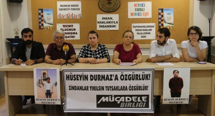 Kanser hastası Hüseyin Durmaz tahliye edilsin