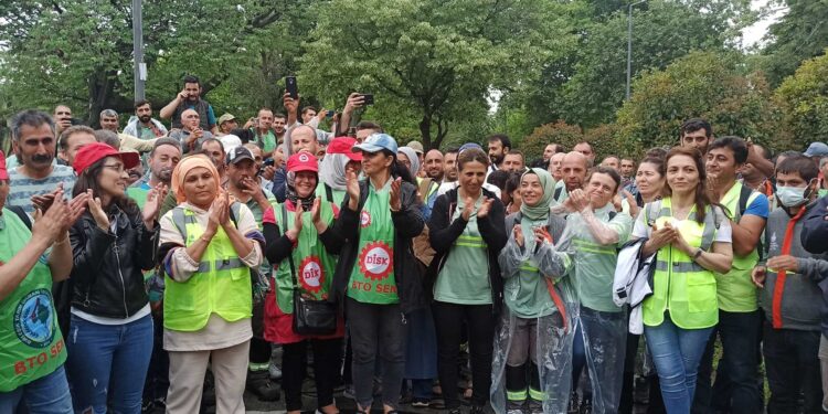 Ağaç işçilerinin İBB direnişi 2’nci gününde