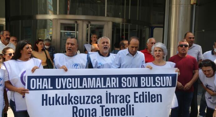 SES OHAL uygulamalarını protesto edip atılanların işe iadesini istedi