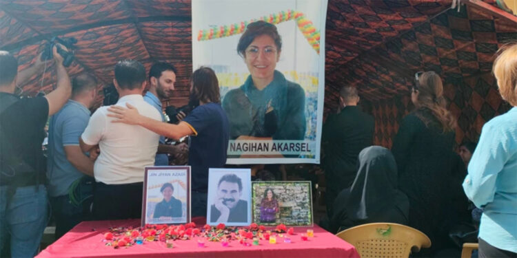 Nagihan Akarsel için taziye çadırı kuruldu