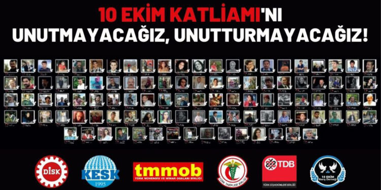 Meslek örgütlerinden 10 Ekim açıklaması: Şehitlerin sözü işçi grevlerinde yaşıyor