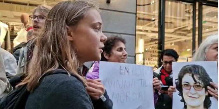 Greta Thunberg’den Nagihan Akarsel eylemine destek