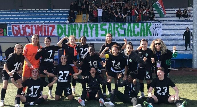 Amedspor Kadın Futbol Takımı rakibi 9-1 mağlup etti