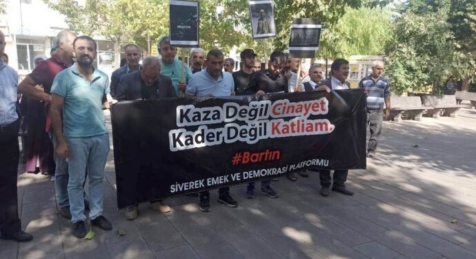 Amasra’daki katliam Siverek’te protesto edildi