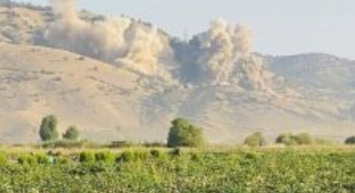 Pêncwên köyleri SİHA ile bombalandı