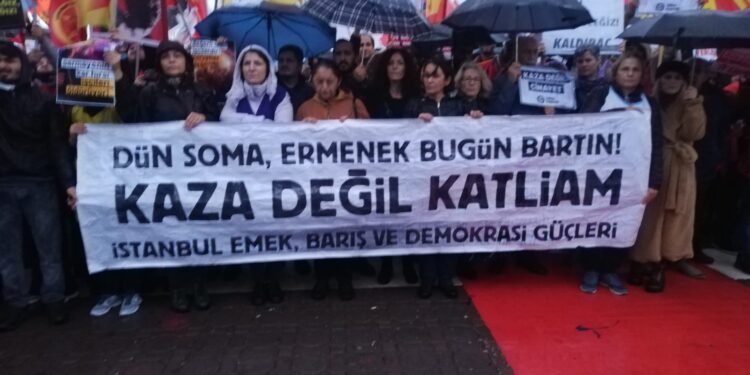 Maden katliamı Kadıköy’de protesto edildi: Kaza değil katliam