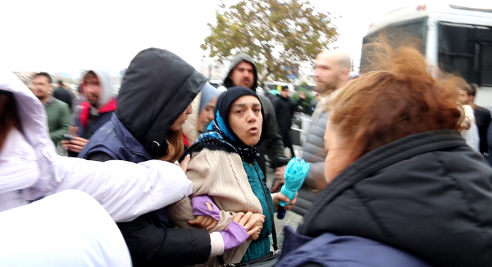 Adalet Nöbeti eyleminde 4 kişi gözaltına alındı