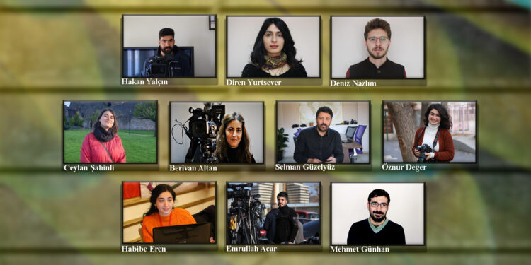 Gazetecilere tutuklama: MA ve JINNEWS muhabiri 9 gazeteci tutuklandı