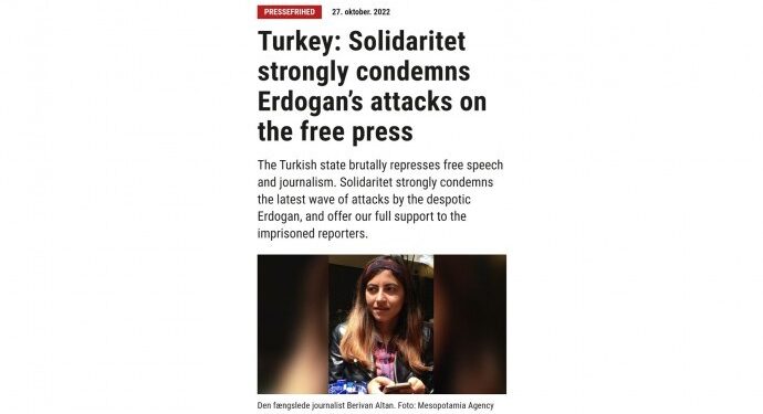 Gazetecilere gözaltı Danimarka basınında: Şiddetle kınıyoruz