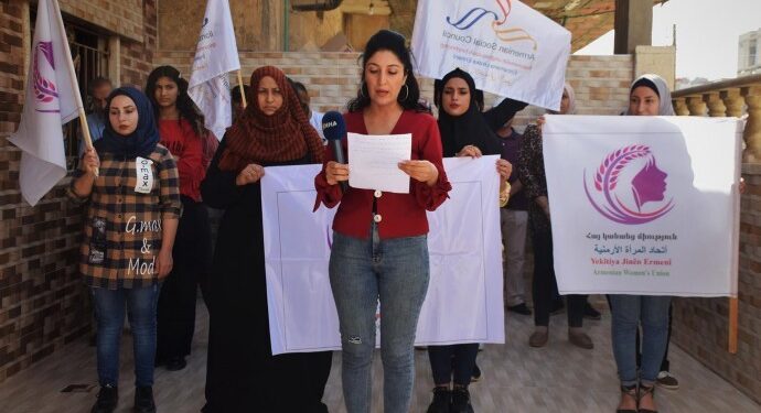 Rojavalı kadınlar Akarsel’in katledilmesini protesto etti