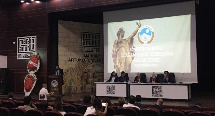 Mardin Barosu Elik’i yeniden başkan seçti