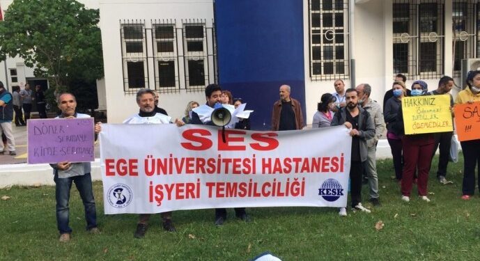 Sağlıkçılar ek ödeme için iş bıraktı