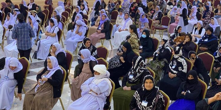 Êzidî kadınlar kongrelerini ‘kurtuluş’ yıldönümünde yapıyor