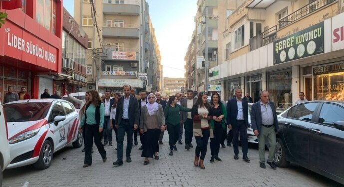 DBP heyeti Silopi’de halkı yürüyüşe davet etti
