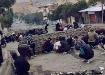Mahabad'ta halk ile rejim güçleri arasında dün yaşanan çatışmalar.
